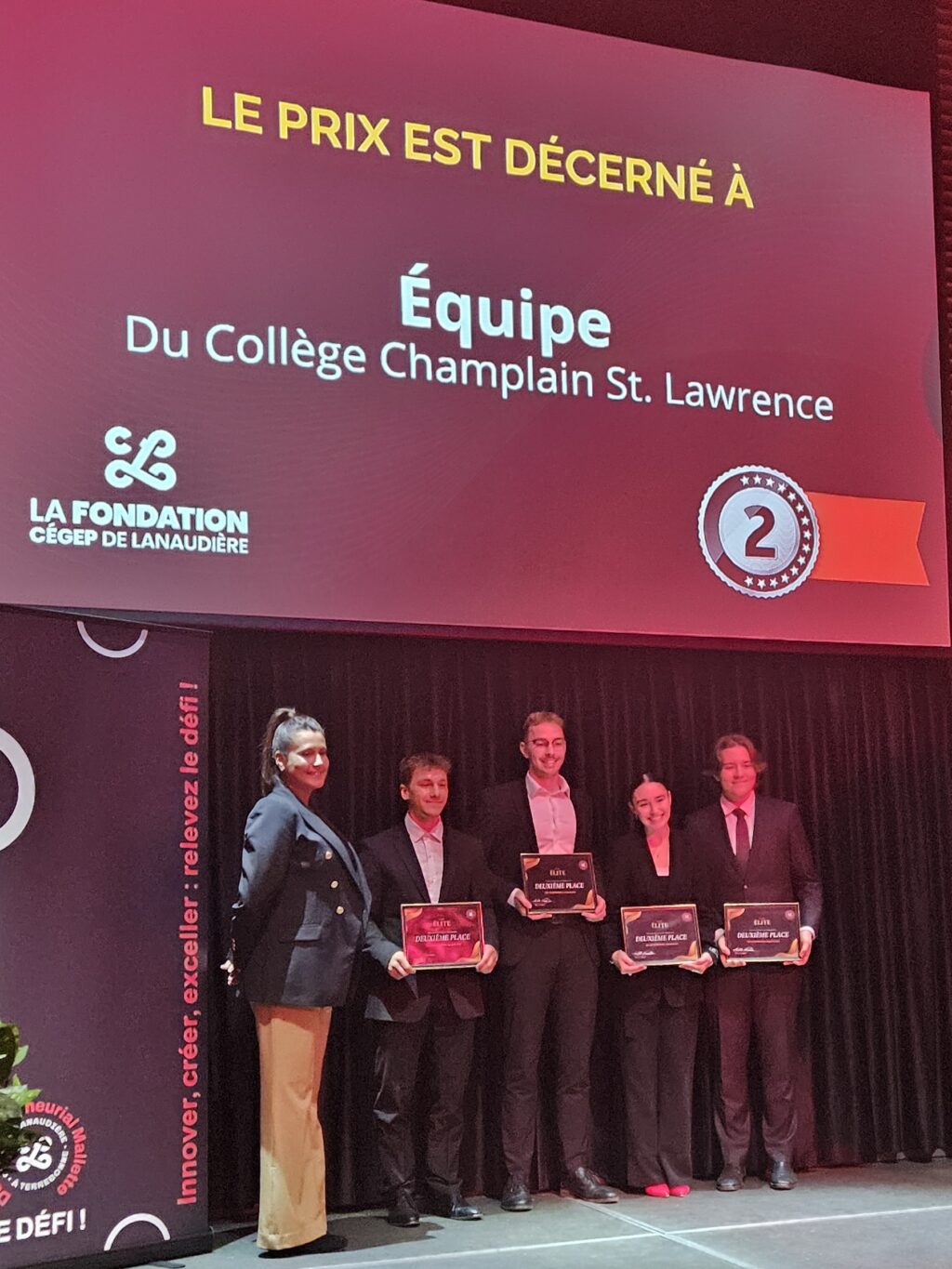 PW Sims Students Place 2nd in Mallette Défi Entrepreneurial at Cegep Lanaudière in Terrebonne