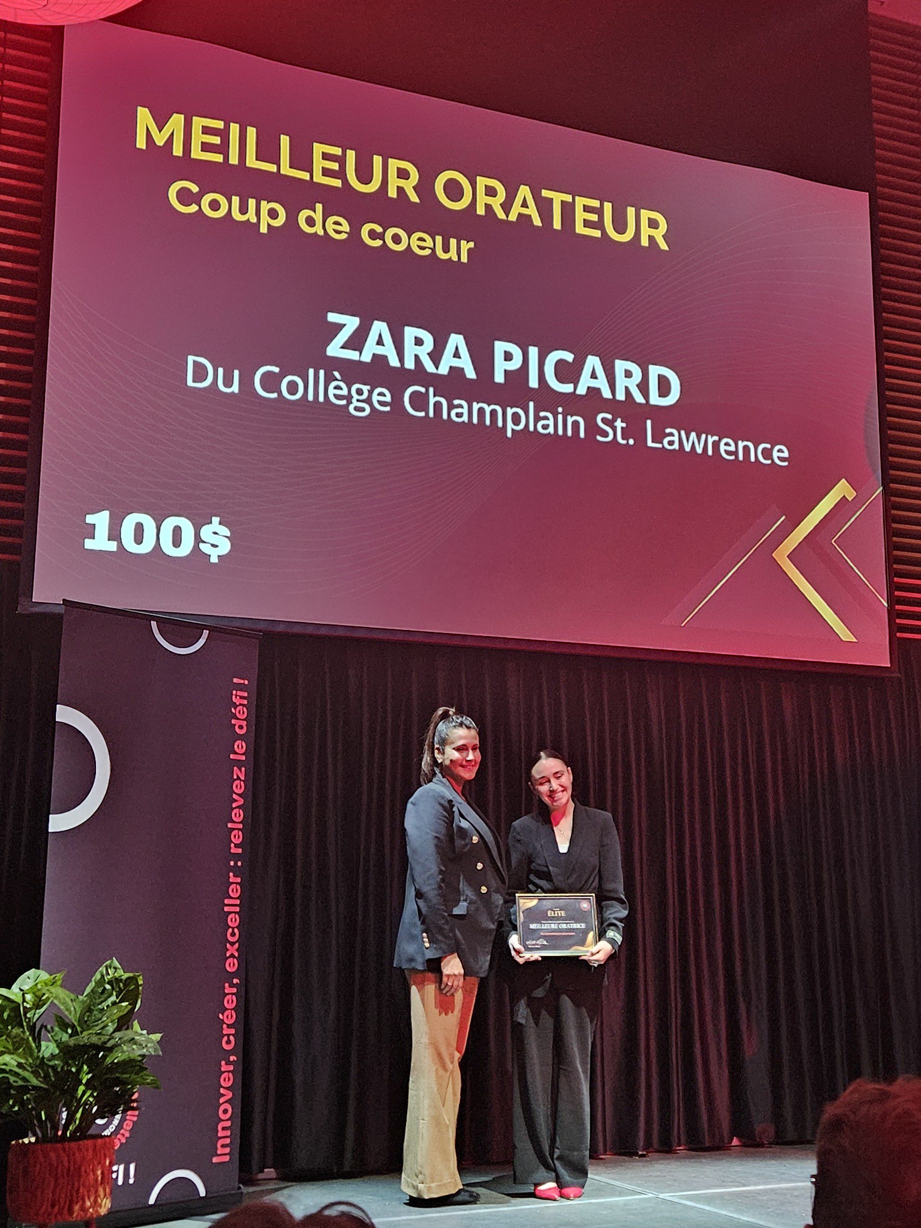Zara Picard wins Best Orator