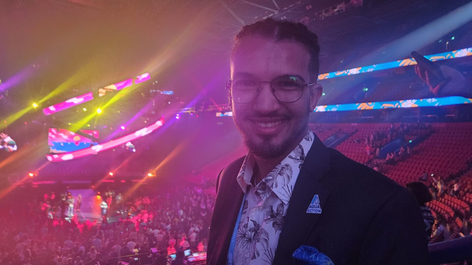 Student Merrick Marshall Attends One Young World Summit as AquaAction Ambassador