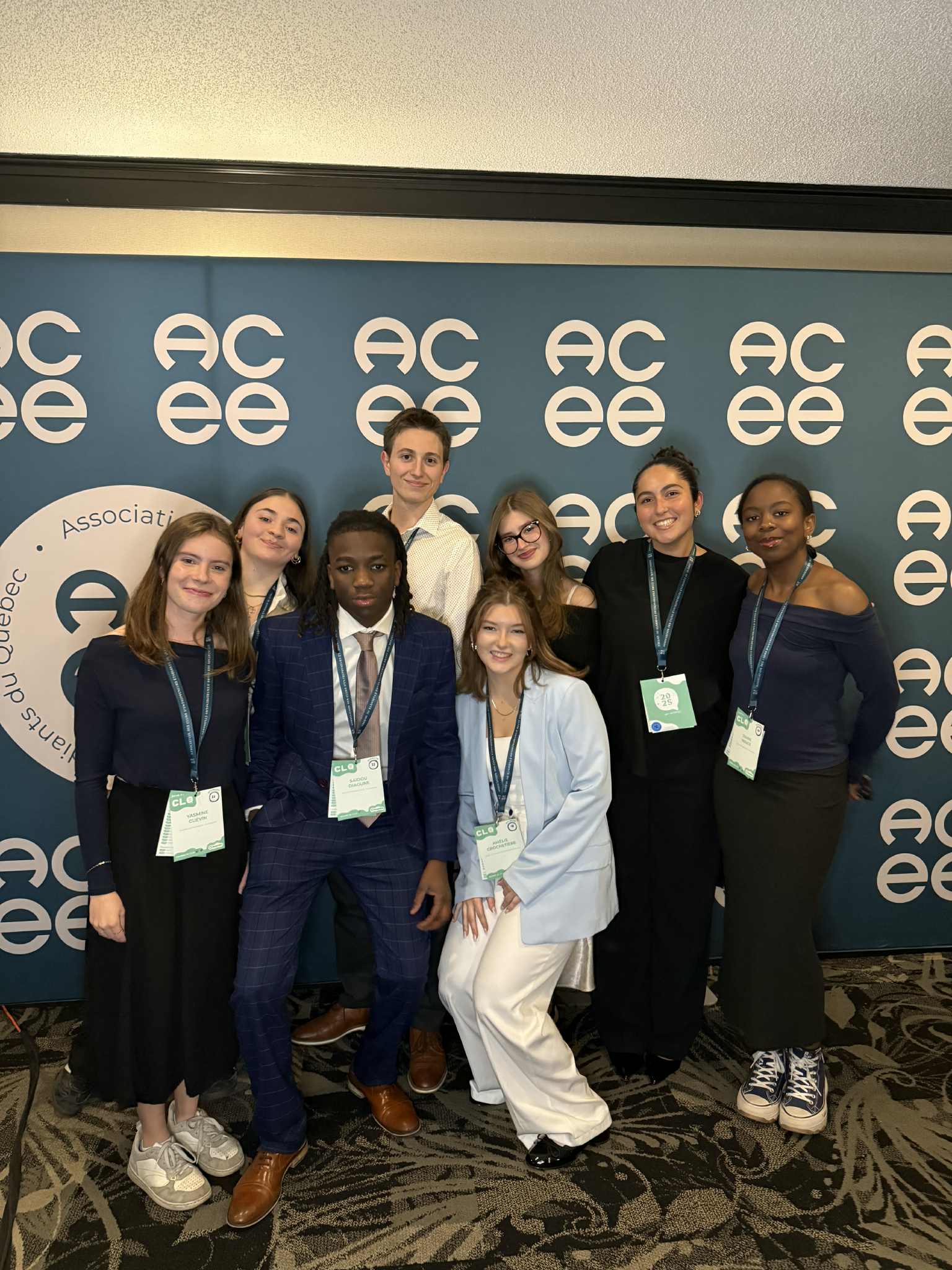 Members of Bloom Communications pose at the ACEE's colloquium