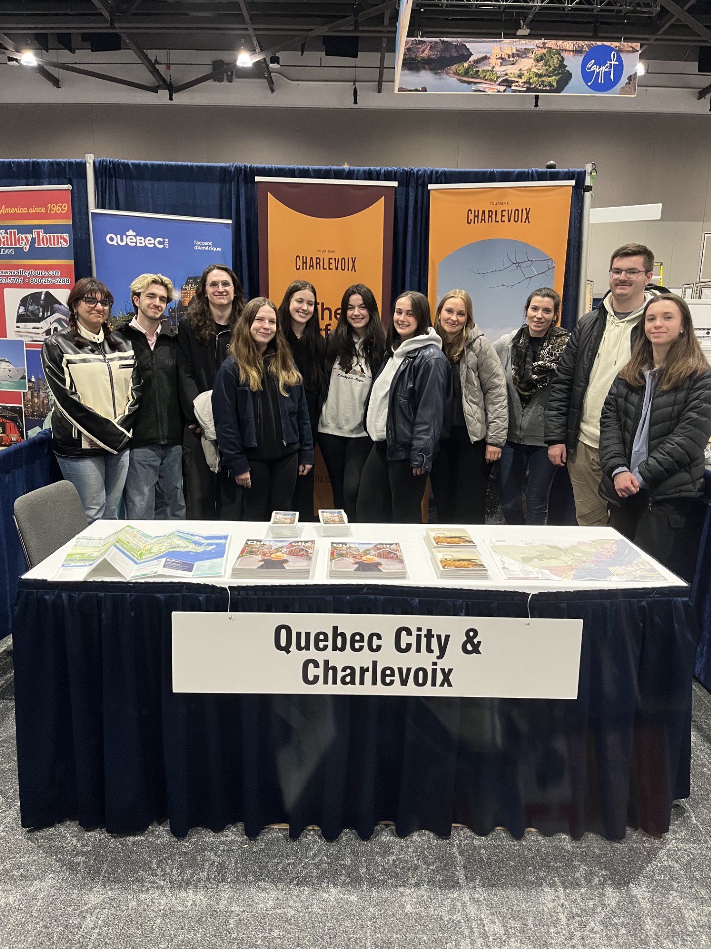 Nos étudiants en tourisme participent au Ottawa Travel and Vacation Show