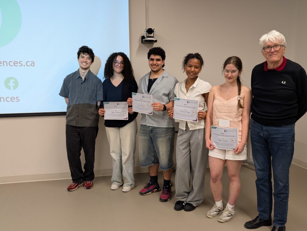 Four St.Lawrence Students Awarded Scientific Communication Award at InitiaSciences Symposium